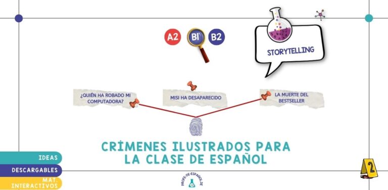 Crímenes ilustrados para la clase de español: descargables.