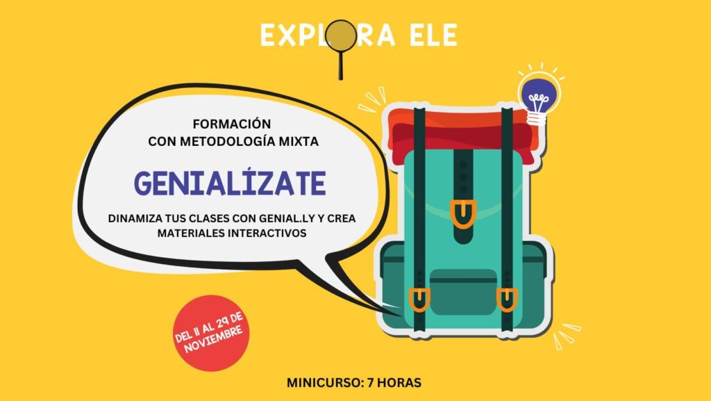 Genialízate: curso de Genial.ly para profes de ELE.