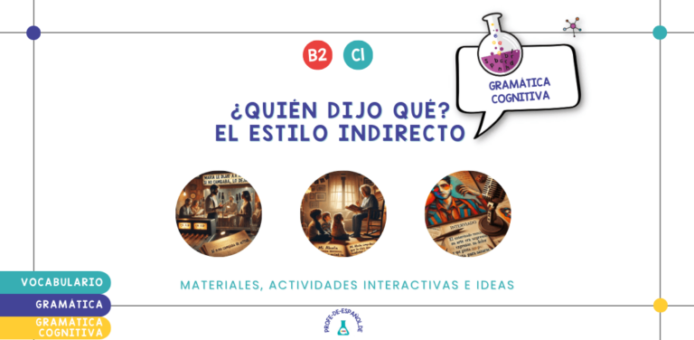 Estilo indirecto: materiales e ideas para la clase de español